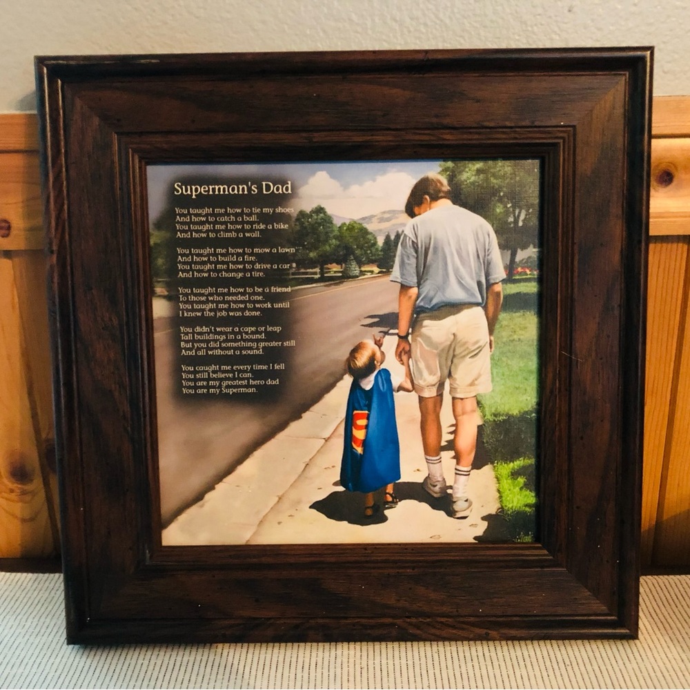 Superman photo for dad